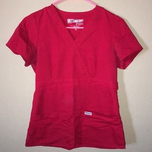 Hot tomalley Red and Purple Scrub tops